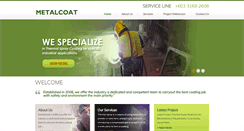 Desktop Screenshot of metalcoat.com.my